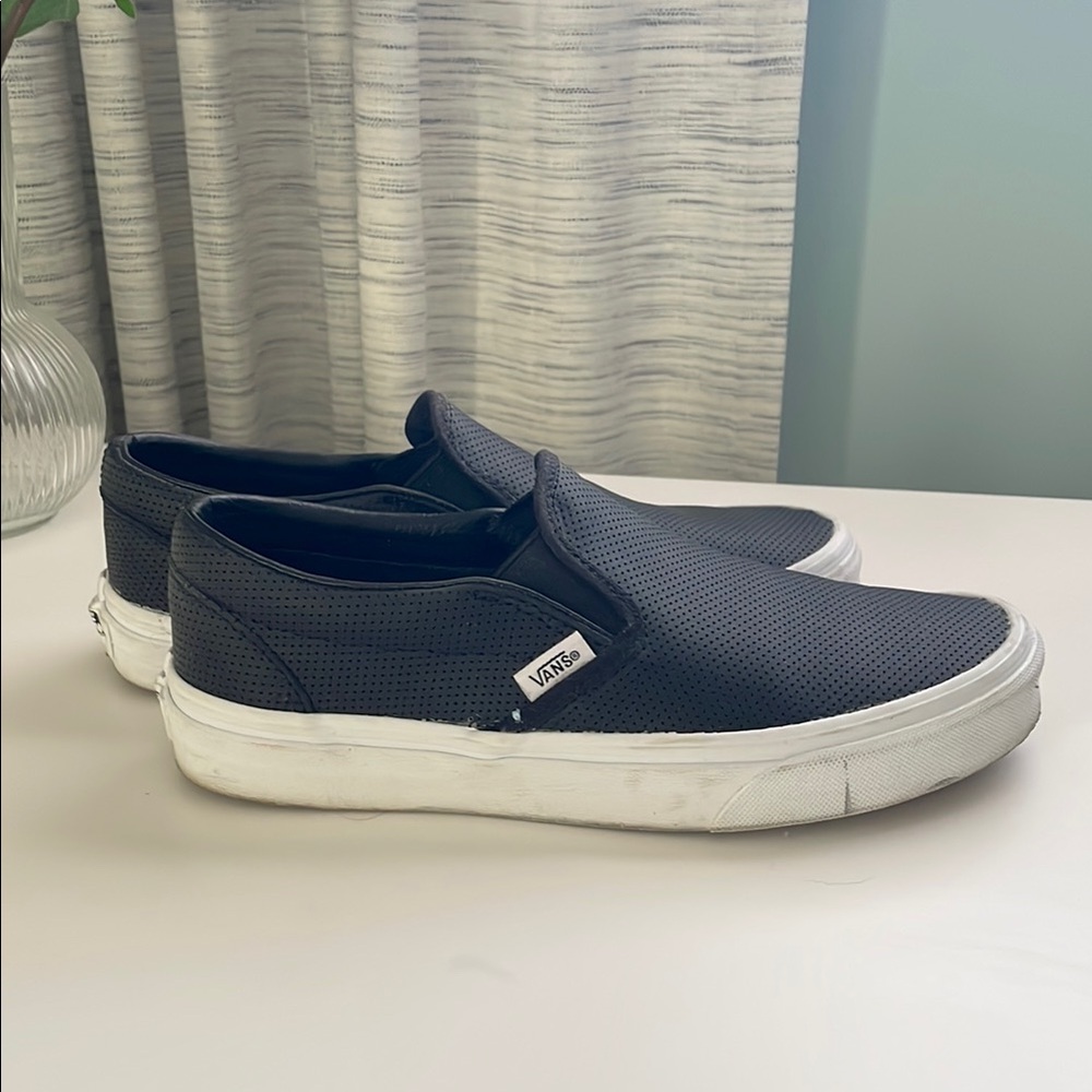 Vans Black Slip-On Shoes